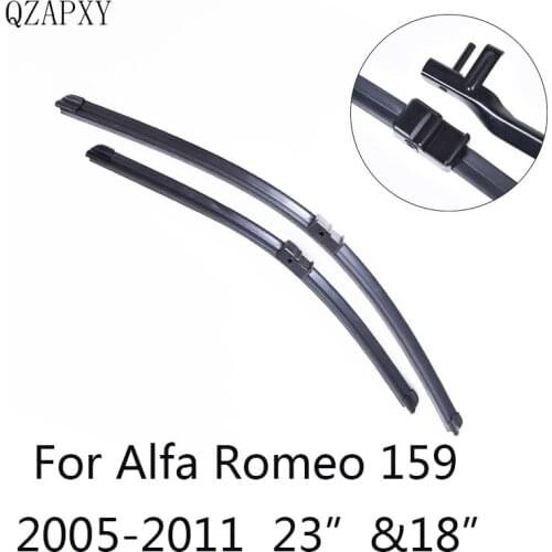 QZAPXY Car Windshield Wiper Blades for Alfa Romeo 159 23"&18"2005 2006 2007-2011 Car Accessories Windscreen Wipers Car-styling