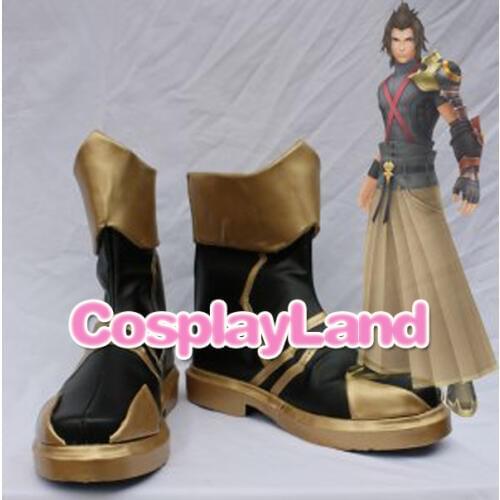 Customize Boots Kingdom Hearts Cosplay Terra Cosplay Shoes Custom Any Size Anime Party Boots