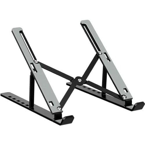 YuBeter Foldable Aluminium Alloy Silicone Anti-slip Laptop Stand Upgraded Version Adjustable PC Notebook Holder Cooling Bracket