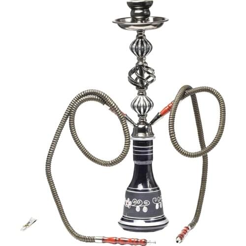 Glass Hookah Shisha Cup Smoking Accessories Double Pipe Shisha Hookah Set