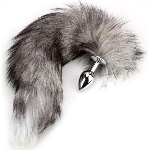 Adult Products Adult Games Anus Dilator Fox Tail Metal Butt Plug Anal Plug Sex Toys For Women Man Gay Smooth Touch Anal Beads