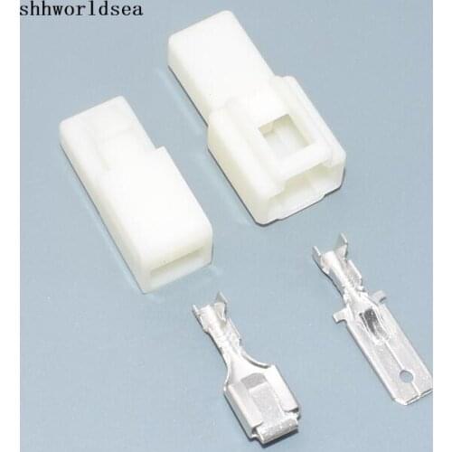 Worldgolden 6.3mm 1pin male and female with car socket with terminal