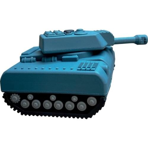 3D Silicone Tank Rotating Turret Earphone Protective Cover For Airpods 1/2/Pro Bluetooth Headset Protective Case