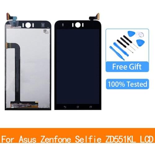 5.5''LCD for Asus Zenfone Selfie ZD551KL LCD Display Touch Screen Digitizer Assembly with Frame ZOOUD LCD