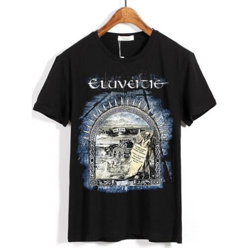 9 designs Summer style Eluveitie Rock Brand shirt 3D print mma fitness Hardrock heavy Dark Metal Punk 100%Cotton skateboard