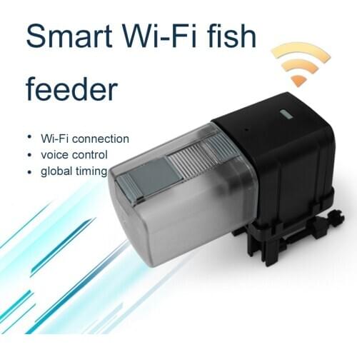 Automatic Aquarium Food Feeder Remote Control WIFI Wireless Fish Tank Intelligent Timer Fish Feeder Aquarium Tank Accessories