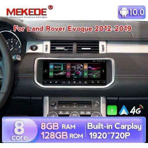 10.25" Android10.0 8G 128G Car Radio For Land Rover Range Rover Evoque LRX L538 2012-2019 Harman Bosch Host Wireless carplay