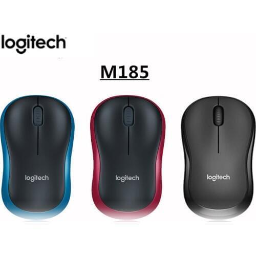 Original Logitech M185 Wireless Mouse 1000DPI 2.4GHz USB Nano Receiver for PC/Laptop Windows Mac Home office