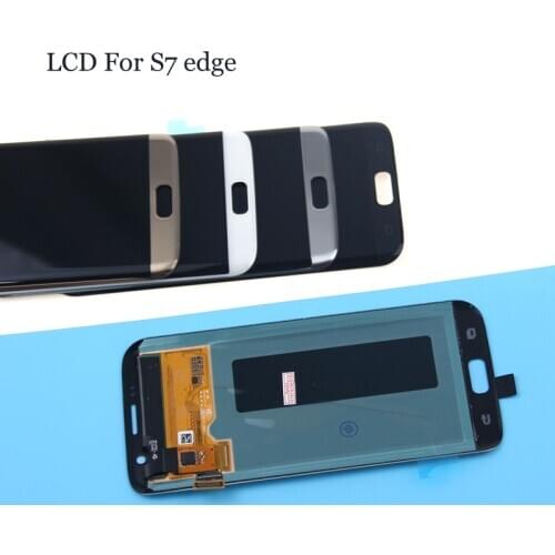 For s7 edge Display For Samsung Galaxy S7 edge G935 G935F Super Amoled LCD Display Screen Digitizer Assembly