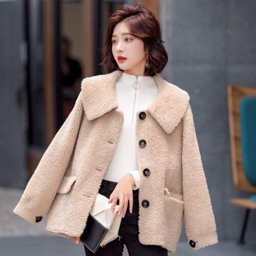 Lihahafang Fur Coats With Collar