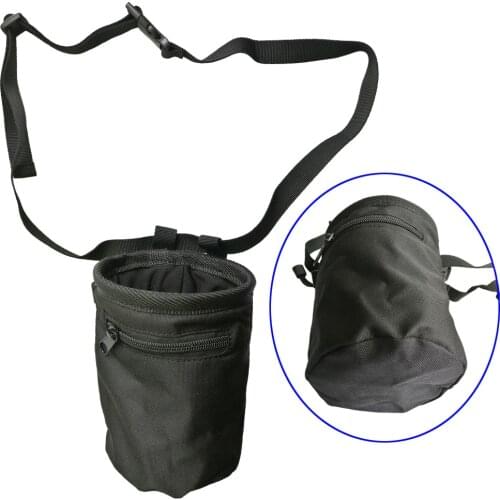 Magnesia Sack Rock Climbing Chalk Bag Pouch with Chalk Belt Zippered Pockets for Weight Lifting Outdoor Bouldering
