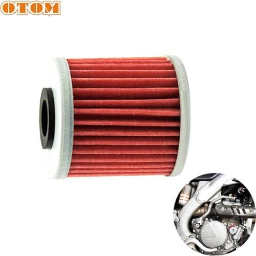 OTOM Motorcycle Engine Oil Filter Machine Filter For SUZUKI RMZ 250 RMZ 450 Motorcorss Dirt Bike Fuel Filter Cleaner