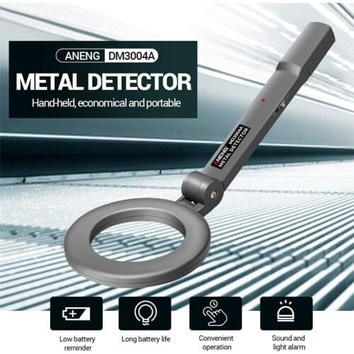 Metal Detector DM3004A Adjustable Portable Beep Pinpointer Alarm High Sensitivity Scanner Security Scanner for Airport Subway