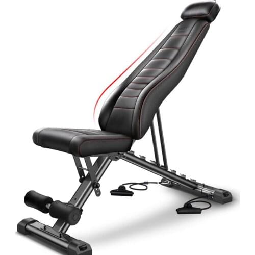 Multifunctional Adjustable Weight Benches for Full Body Workout Bench Foldable Flat/Incline/Decline Bench Press Supine Board XJ