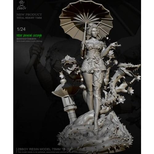 1/24 Resin model kits figure colorless and self-assembled TD-2667