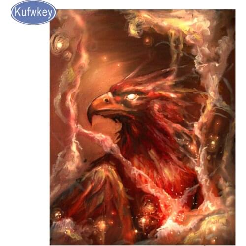 Wall painting Fantasy art FireBird diamond painting full drill square/round mosaic Diamond Embroidery cross stitch home decor