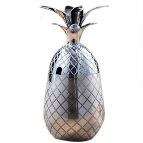 Wholesales Metal Pineapple Shape Mugs Stainless Steel Travel Carabiner Mug Steel Espresso Beer Mug