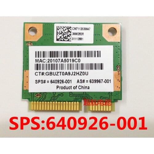 Wholesale SSEA RealTek RTL8188CE Half Mini PCI-e Wireless Wlan Card 802.11 b/g/n for HP 639967-001 640926-001