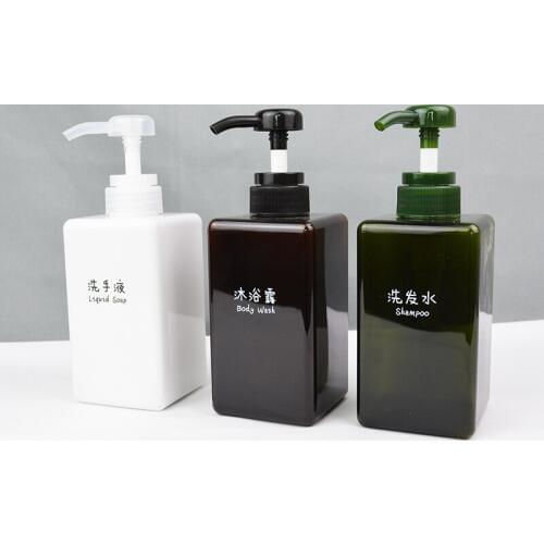 1 PCS Large Capacity 440ml Lotion bottle Essence bottle Liquid Soap Dispenser Kitchen Bathroom Accessories Home Washing tools