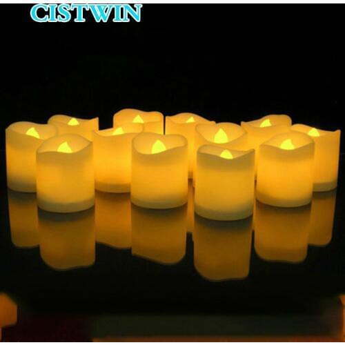 12 pcs/pack Flickering Flameless LED Tealed string lights decorative candles novelty lights Birthday Party wedding christmas led