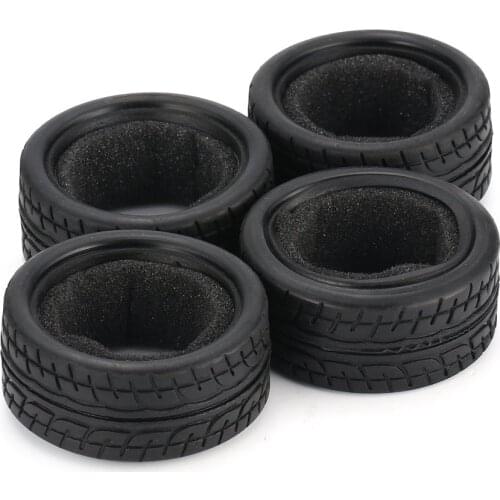 4pcs 1/10 Medium Grain Drift RC On-road Car Tyre RubberTire Tyre 47mm for Wheels Traxxas Tamiya HPI Kyosho Racing HSP tt
