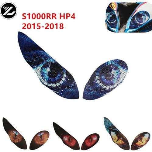 For BMW S1000RR HP4 2015 2016 2017 2018 Motorcycle accessories headlight protection sticker headlights eye body sticker