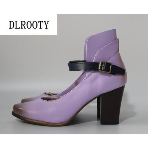 Woman Sandals Shoes Summer Pumps High Heels Thick Pointed Toe Buckle Strap Fashion Solid Gladiator Plus Size 34-43