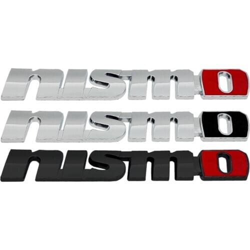 For Nissan Qashqai X-Trail t32 Xterra Tiida Note Juke Car Styling Metal Stickers for Nismo Logo Grille Emblem Decals Accessories