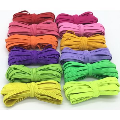 7mm 4meter Elastic Ribbon High-Elastic Elastic Band Rubber Band Elastic Line DIY Lace Trim Sewing Waist Band Garment Accessories