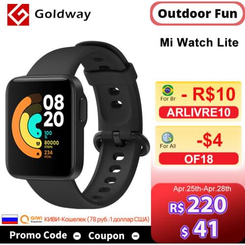 Global Version Xiaomi Mi Watch Lite GPS Smart Watch 1.4" Display Mi Band Fitness Traker Bluetooth Sport Waterproof Smartwatch