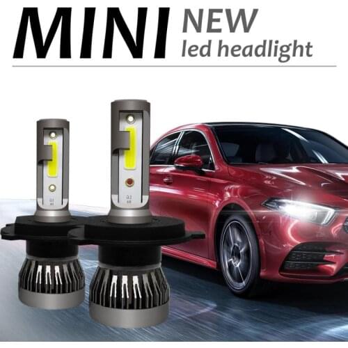 2PCS H4 LED Car Headlight Conversion Kit COB Hi/Lo Beam Bulb 90W 12000LM White High Power 6000K Bulb