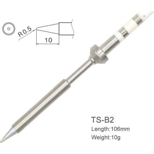 TS100 Mini Soldering Iron Digital Soldering Iron Tip Replacement Bit Head B2 BC2 C4 D24 K I Ku ILS C1 Lead Free