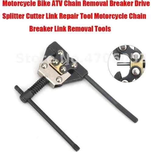 Motorcycle Bike ATV Chain Removal Breaker Drive Splitter Cutter Link Repair Tool Motorcycle Chain Breaker Link Removal Tools