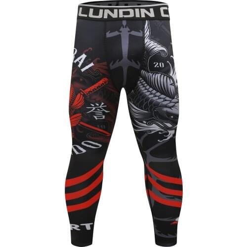 Cody Lundin Mens HD Pattern Sports Leggings Running Tights Gym Pants Compression Digital Printed Design