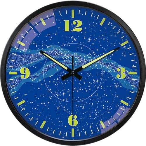 Wall Clock Modern Design Nordic Intelligent Luminous Sound Control Wall Clock Smart Wall Clock Bedroom Reloj De Pared Digital