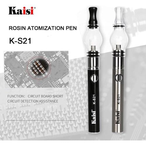 KAISI New Arrive K-S21 Rosin Atomization Pen For Circuit Board Short Circuit Detection Assistance Repair Tool Convenient Fast