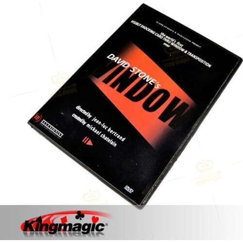 Window by David Stone (DVD+Gimmick) Magic Tricks Accessories Stage Magic Props Close-up Magic