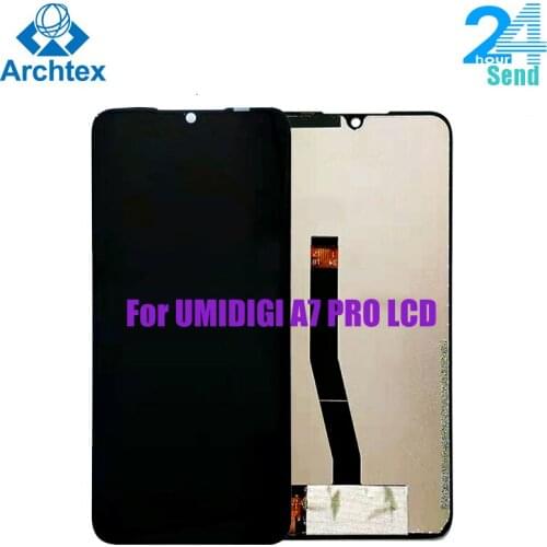 For Original UMIDIGI A7 Pro LCD Display +Touch Screen Digitizer Assembly Replacement Parts Full Screen 6.3 Inch Android 10