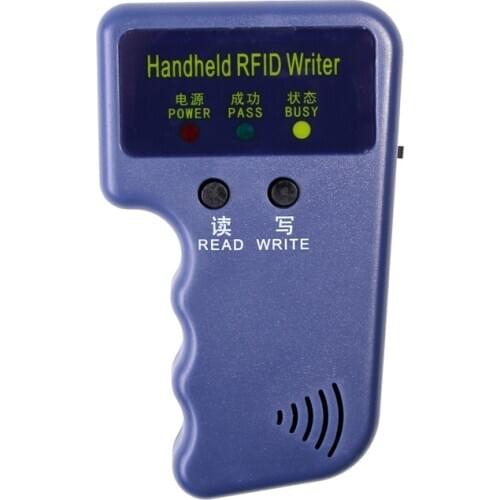 Hand-hold RFID Reader Writer 125KHz ID Card Keyfob duplicator Duplicate Copy with retail box