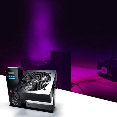 120W Stage Special Effects Fan Disco DJ Party Fog Machine Fan Remote Control Music Wedding Bar Club Christmas Smoke Machine
