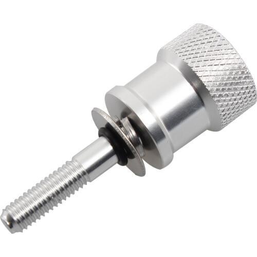 Silver Motorcycle Rear Fender Passenger Seat Bolt Screw Removal Tool-less Quick Release Accessories For BMW R NINE T 2014-2020