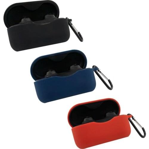 Silicone Case For Soundcore Life Dot 2 Wireless Bluetooth Headset Protective Cover Sleeve Dust-proof Case With Anti-lost Buckle