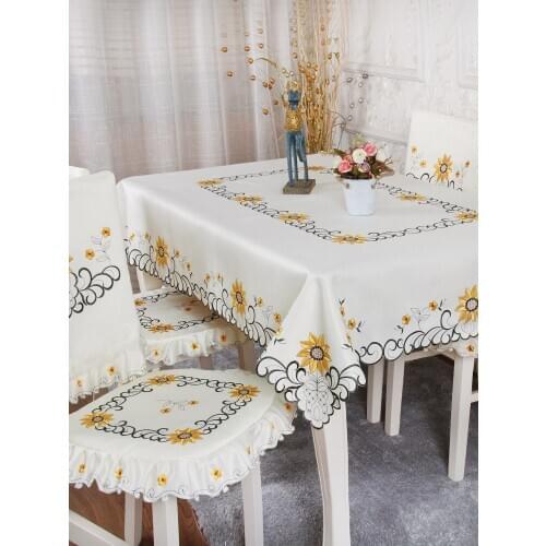 Light Luxury Table Cloth Table Cloth Art Table and Chair Cover Modern Minimalist Rectangular Household Table Cloth