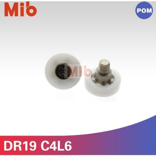 1PCS hot sale high quality paper currency sorter drawer plastic sliding ball bearing wheel roller 19mm minisize pulley DR19C4L6