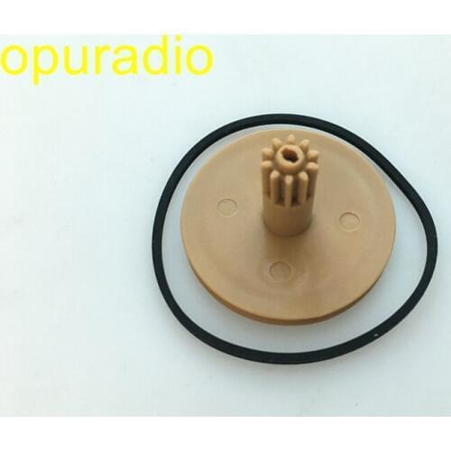 2pcs/lot CDM9 CDM-9 Marantz CD Turntable Player Drawer Tray Gear Wheel + Belt CD NEW CDM 9