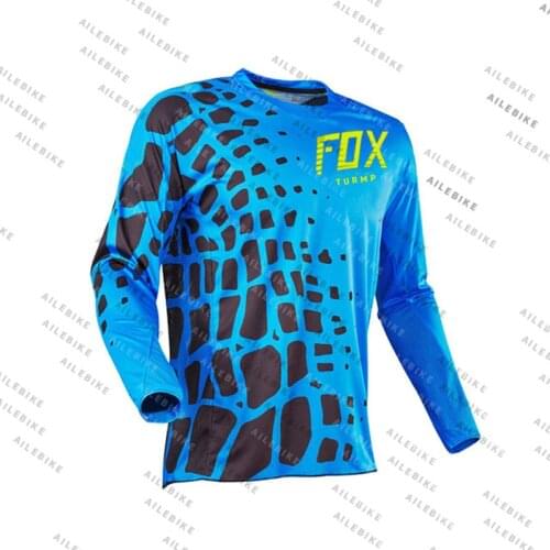 2021 Mountain Bike Team Downhill Jersey MTB Offroad DH Fxr Bicycle Locomotive Shirt Cross Country Mountain turmp Fox Jersey men