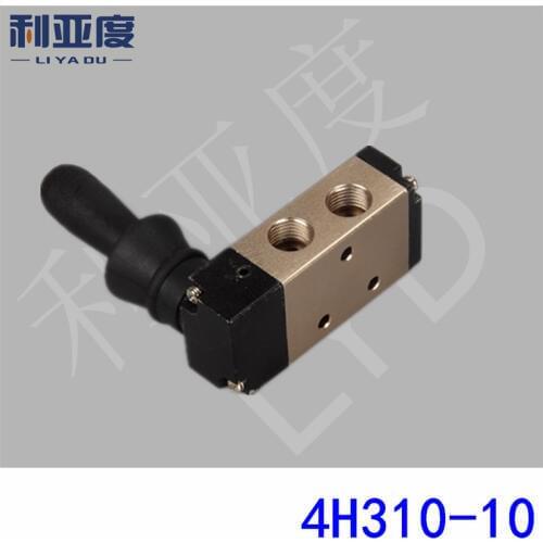 4H310-10 G3/8 Two five manual valve hand valve pneumatic directional valve The screw thread