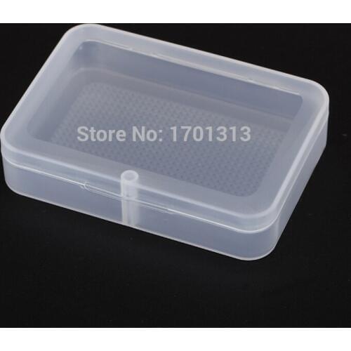 50pcs High quality transparent Nonstandard Playing CARDS plastic box PP Storage packing material (CARDS width less than 6cm)