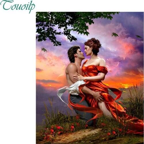 5D DIY Diamond Painting Cross Stitch people 5D Diamond Embroidery loves round Drill Resin Mosaic Needlework Decoration Paintings