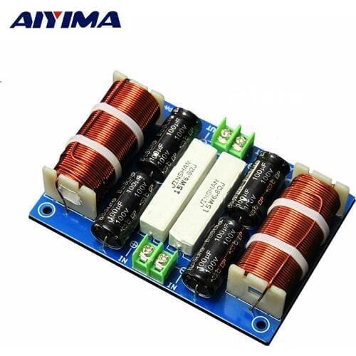 AIYIMA 400W Subwoofer Cossover Professional Subwoofer Speaker Frequency Crossover Divider Filter DIY For Home Theater
